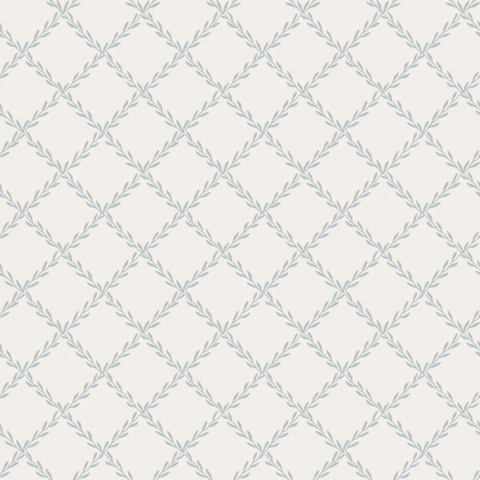 S10303 Trellis Essentials Misty Blue Wallpaper By Sandberg