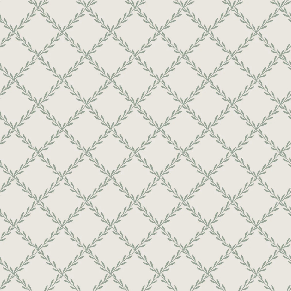 S10304 Trellis Essentials Forest Green Wallpaper By Sandberg