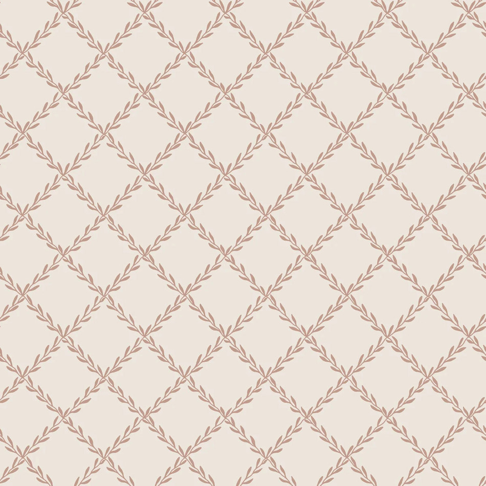 S10305 Trellis Essentials Terracotta Wallpaper By Sandberg