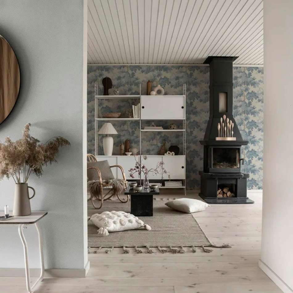 S10300 Valv Essentials Misty Blue Wallpaper By Sandberg