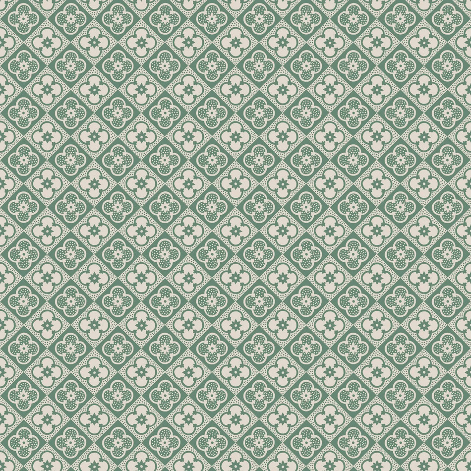 S10153 Lyckan Huset I Solen Emerald Wallpaper By Sandberg