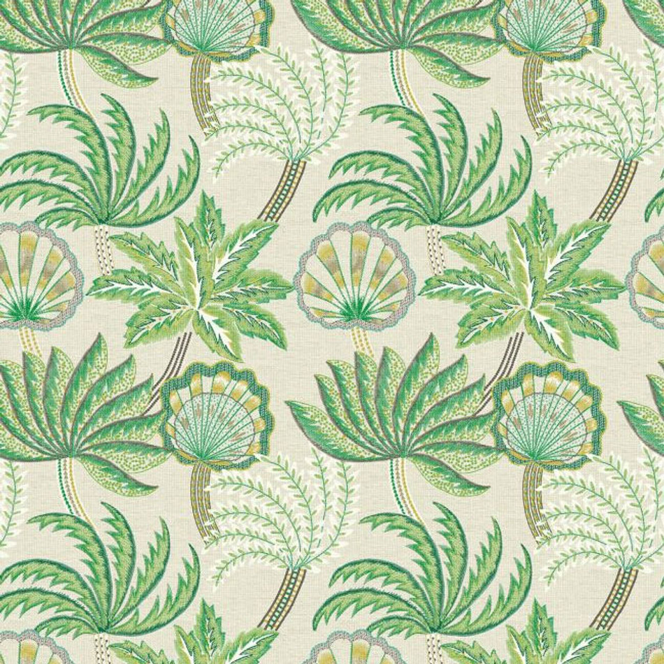 W7857-02 Ravenala Irisa Emerald Wallpaper by Osborne & Little