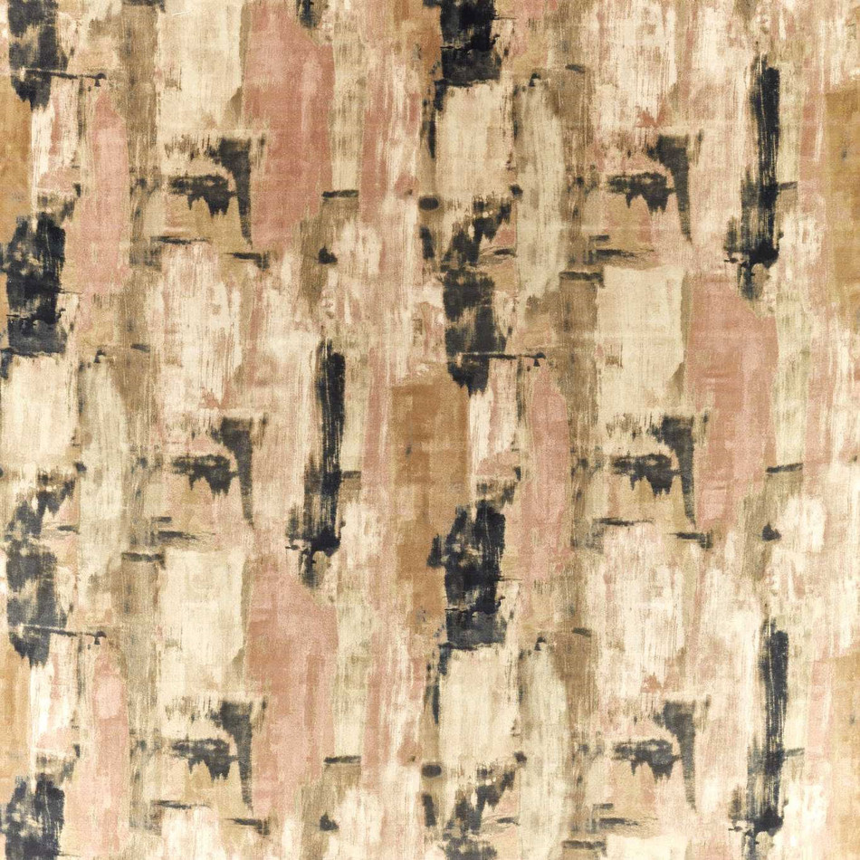 F1695/01 Lagna Vivido Blush / Natural Fabric by Clarke & Clarke