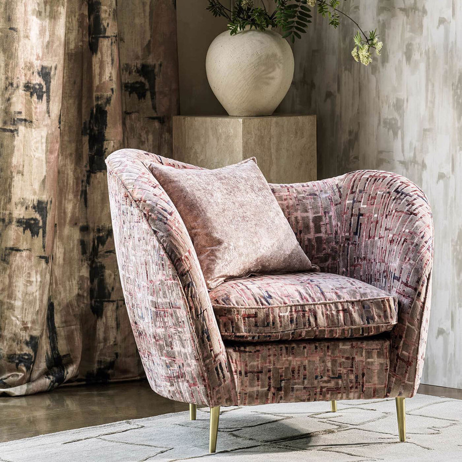 Lagna Vivido Fabric by Clarke & Clarke