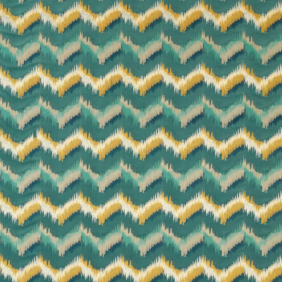 F1698/05 Sagoma Vivido Teal Fabric by Clarke & Clarke