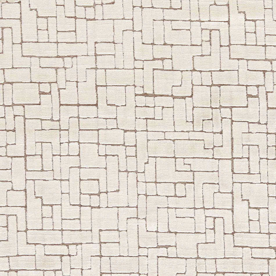 F1685/03 Kupka Urban Ivory Fabric by Clarke & Clarke