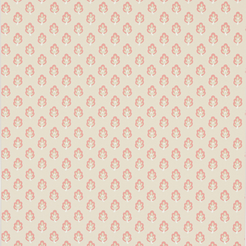 J187W-03 Albie Innis Pink Wallpaper By Jane Churchill
