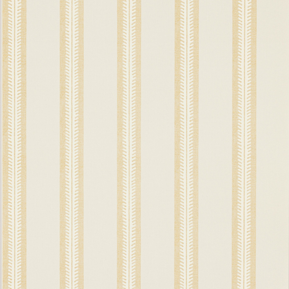 J190W-01 Innis Stripe Innis Yellow Wallpaper By Jane Churchill