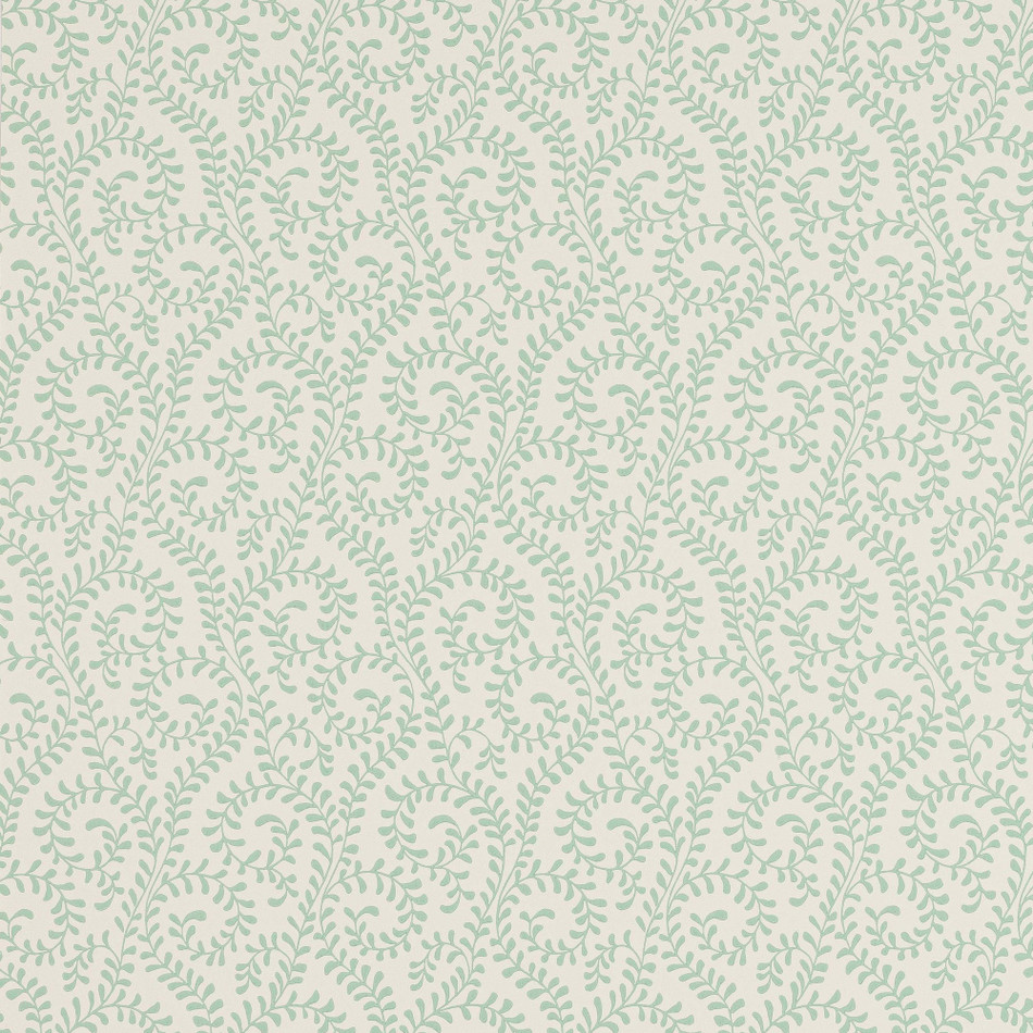 J185W-05 Millie Innis Aqua Wallpaper By Jane Churchill