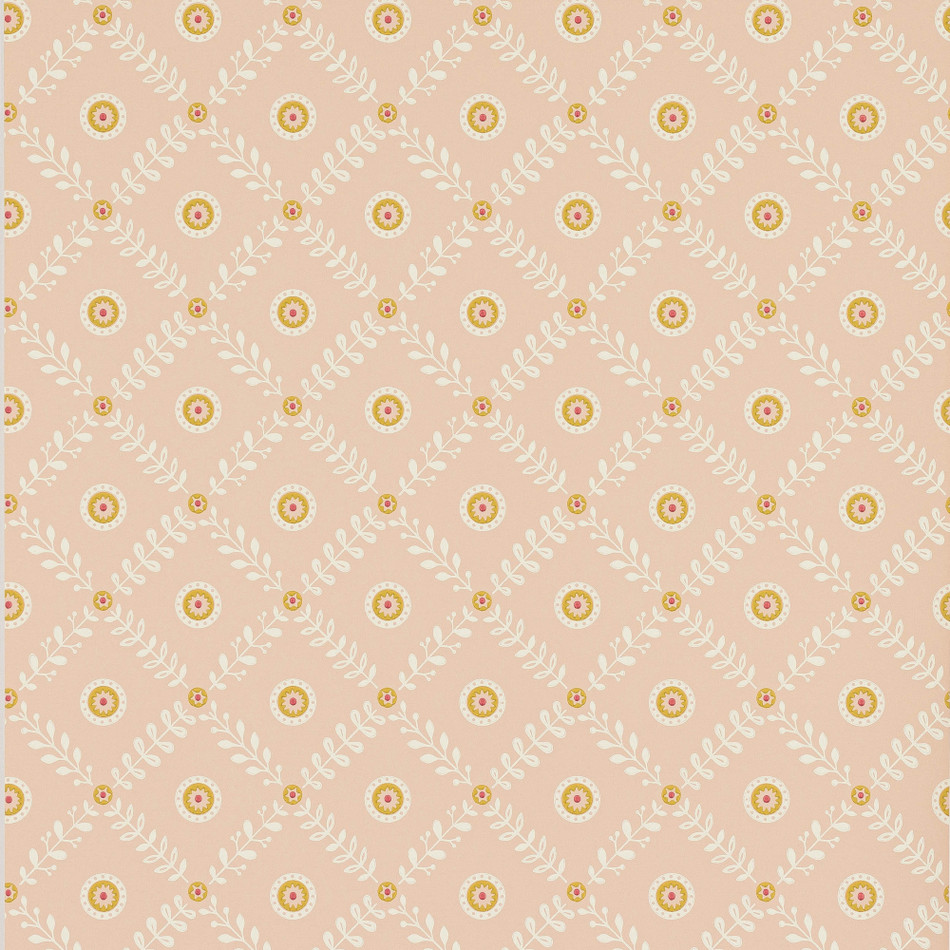 J191W-02 Payton Innis Pink Wallpaper By Jane Churchill