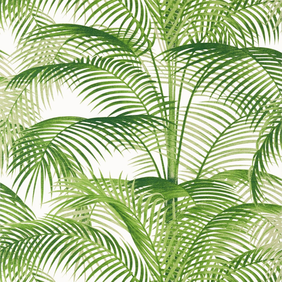 T13938 Delray Palm Grove Green Wallpaper by Thibaut