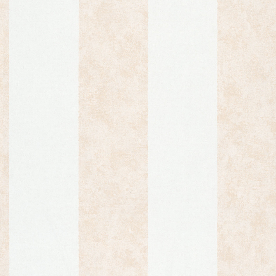 34407 Thick Stripe Flora White and Beige Wallpaper By Galerie