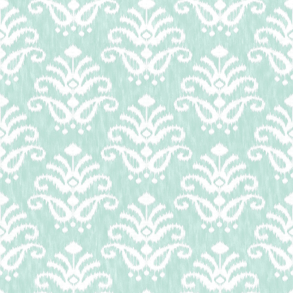 FD26327 Keaton Happy Aqua Wallpaper by A Street Prints