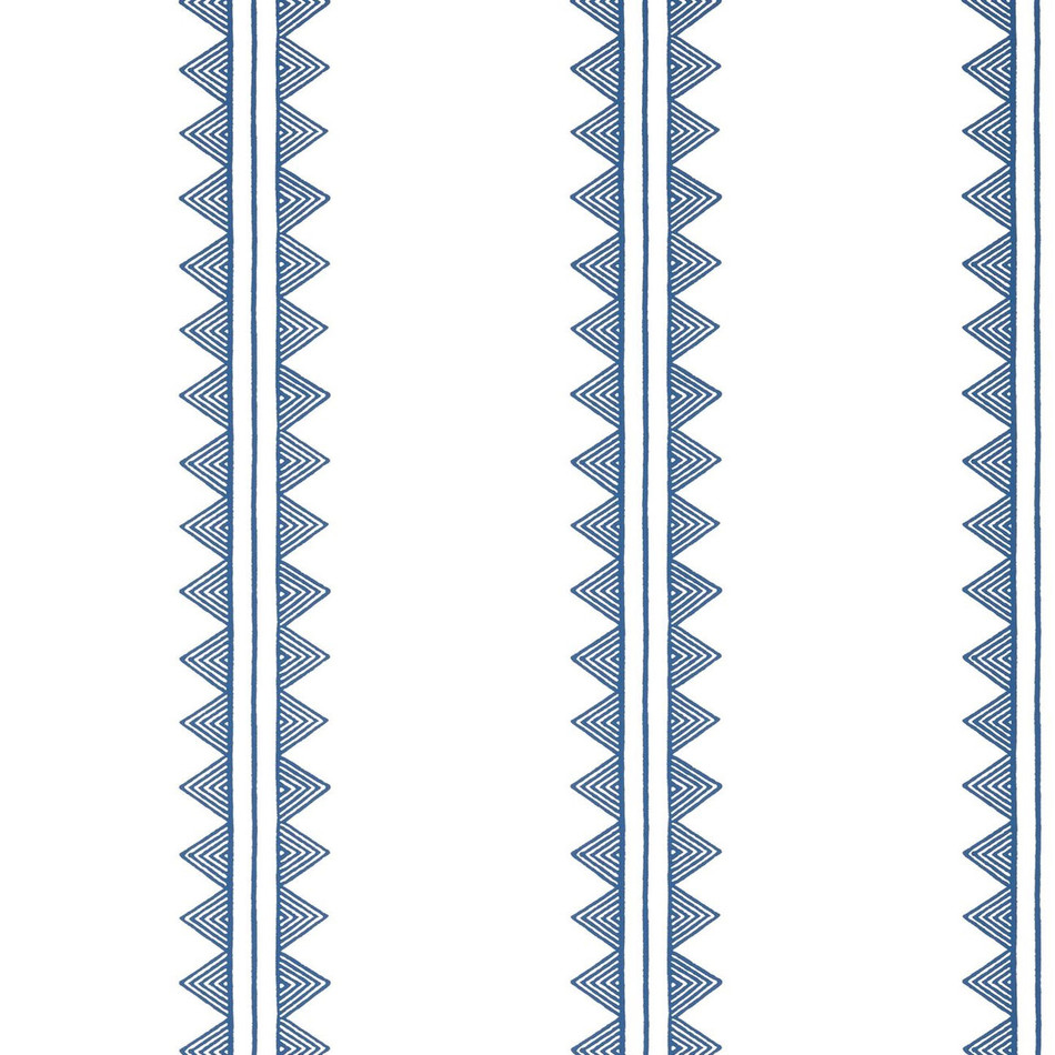 T16226 Agave Stripe Kismet Navy Wallpaper by Thibaut