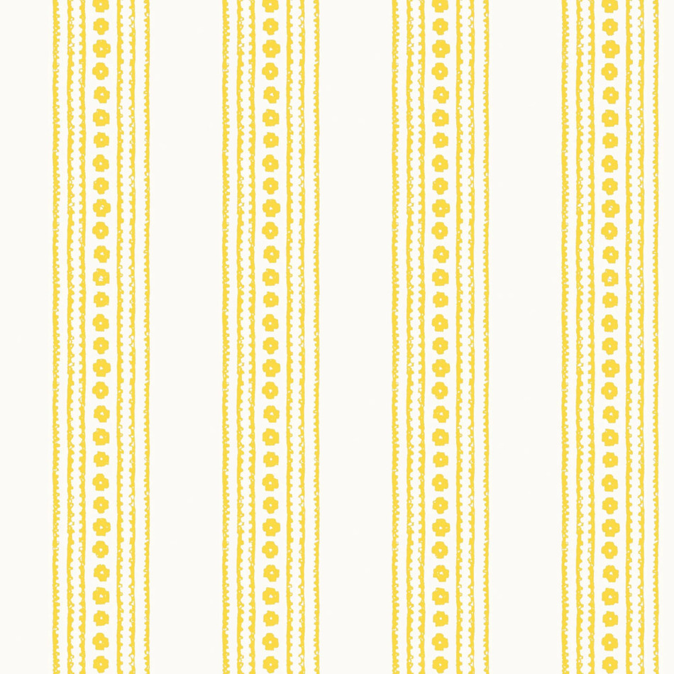 T10610 New Haven Stripe Ceylon Yellow Wallpaper by Thibaut