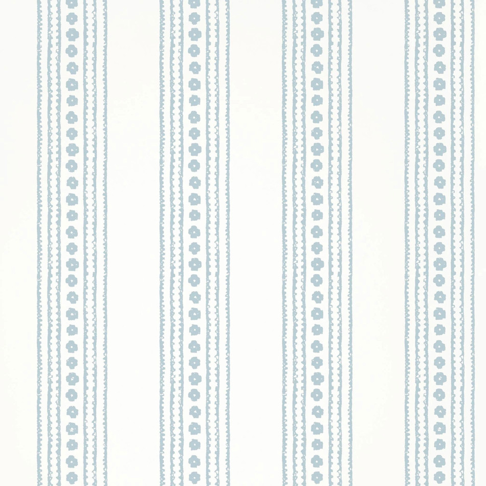 T10612 New Haven Stripe Ceylon Spa Blue Wallpaper by Thibaut