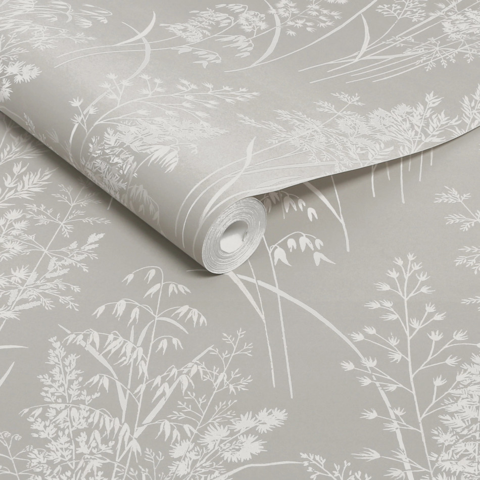 120206 Leaf Sprigs Taupe Wallpaper by Next