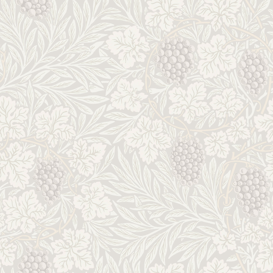 82016 Vine Hidden Treasures White Wallpaper By Galerie