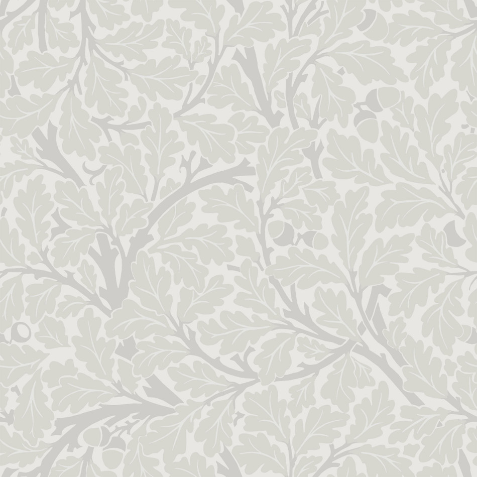 82026 Oak Tree Hidden Treasures White Wallpaper By Galerie