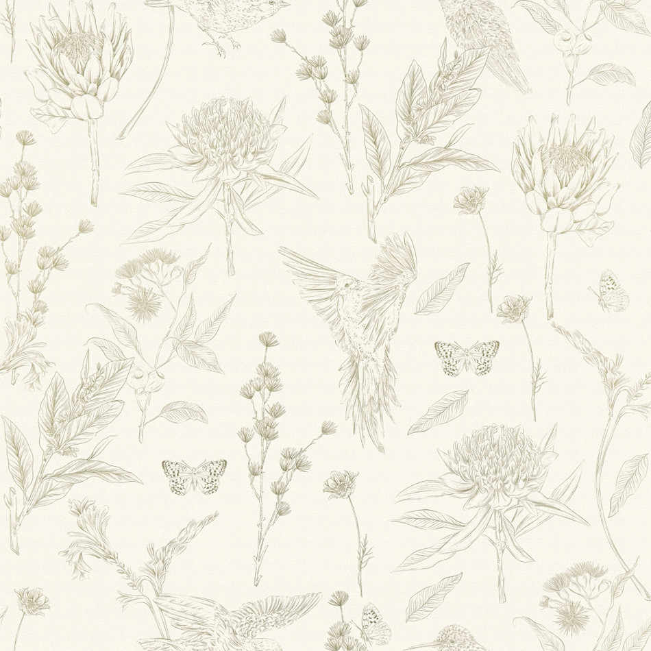 394293 Drawn into Nature Wallpaper by A S Creation