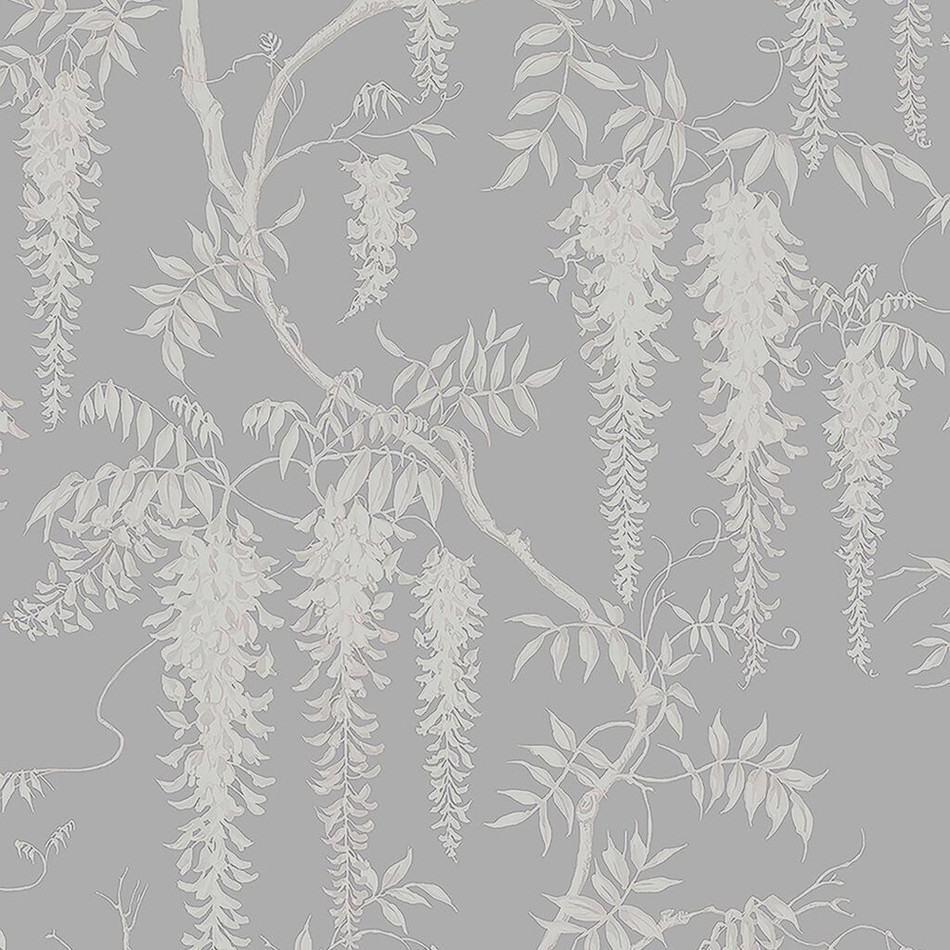 118252 Wisteria Trails Grey Wallpaper by Next