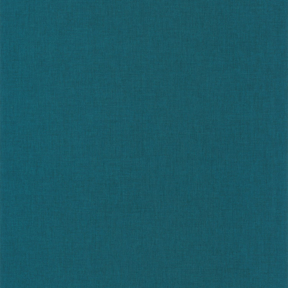 ONB68526163 Linen Uni Only Blue Wallpaper by Caselio
