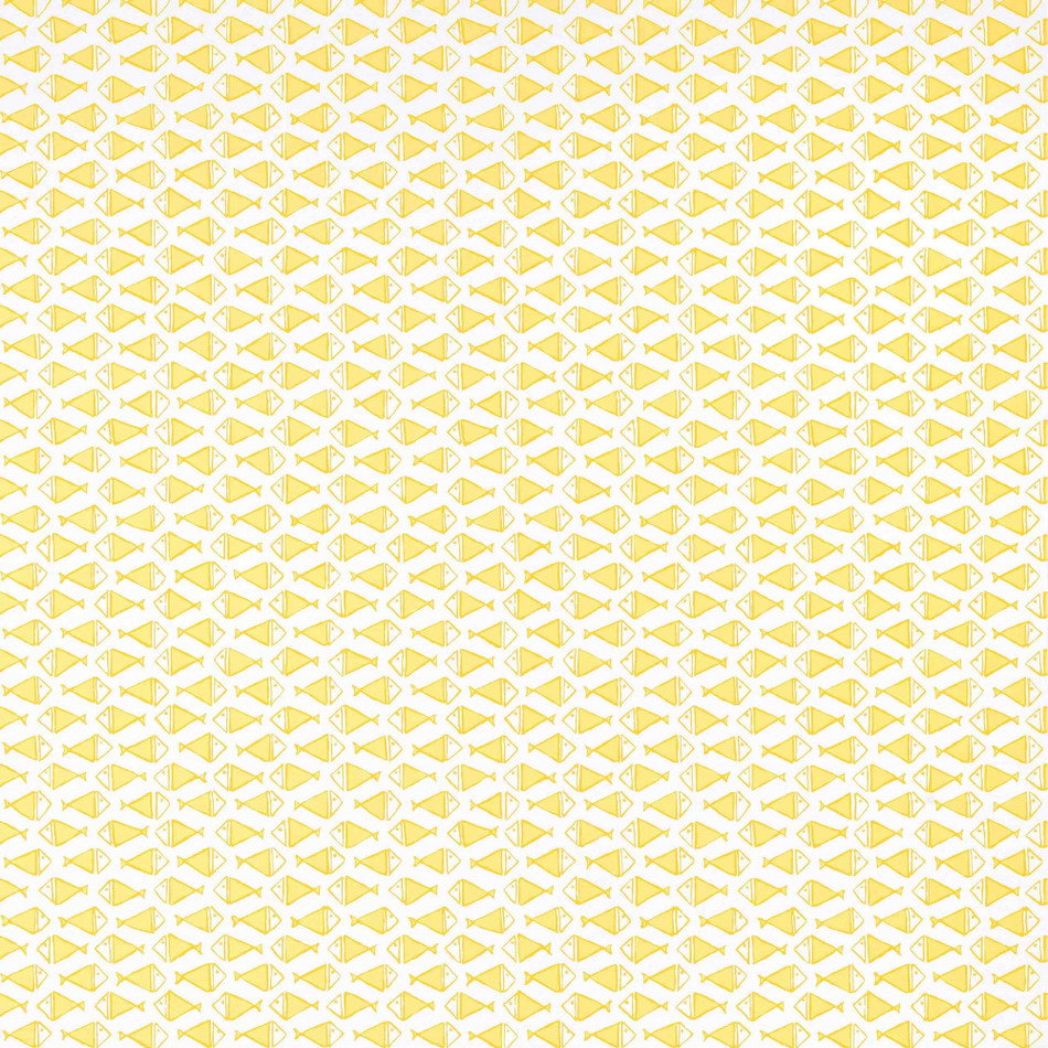 T13323 Pisces Pavilion Yellow Wallpaper by Thibaut