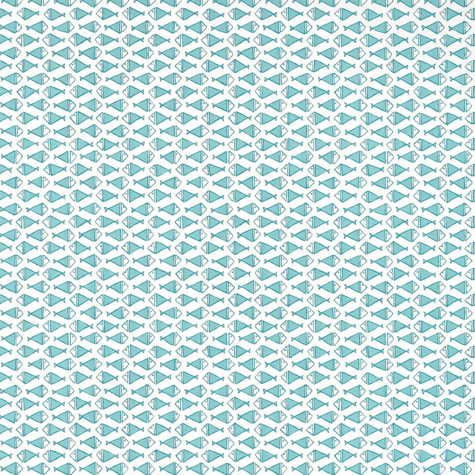 T13326 Pisces Pavilion Turquoise Wallpaper by Thibaut