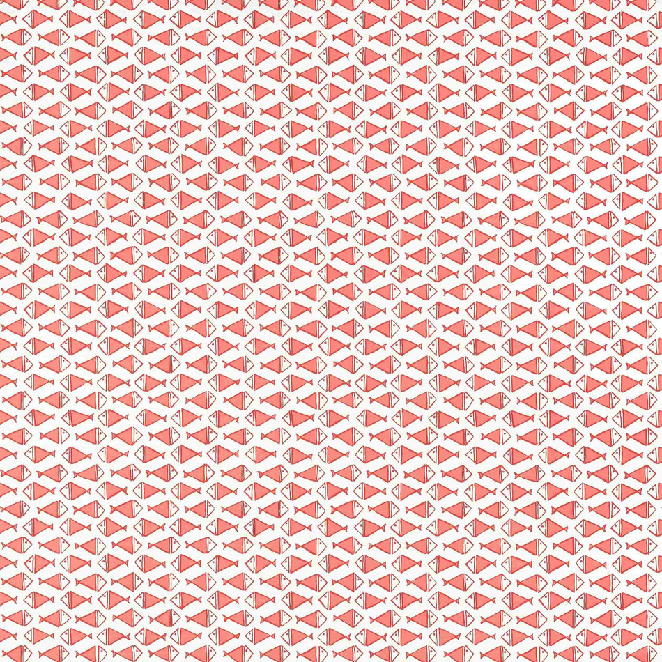 T13329 Pisces Pavilion Coral Wallpaper by Thibaut