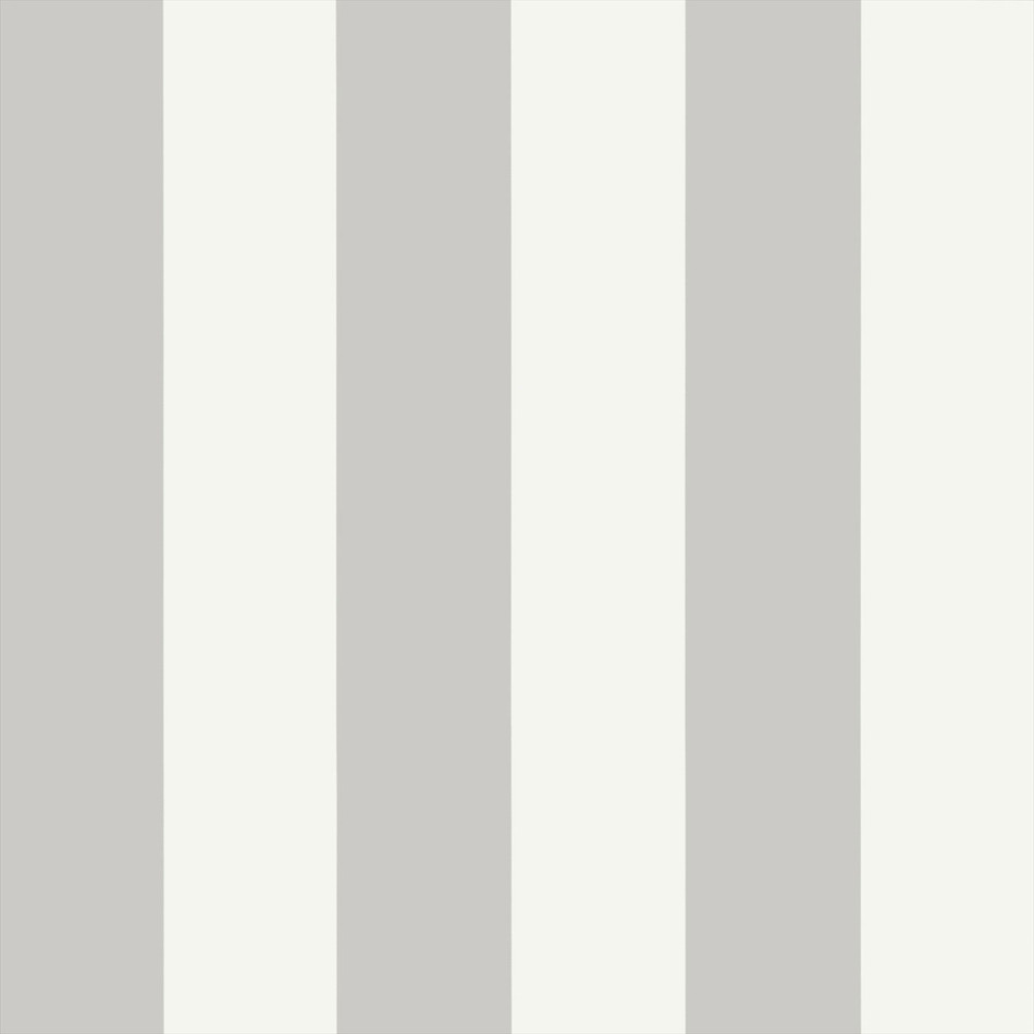 T13137 Summer Stripe Summer House Grey Wallpaper by Thibaut