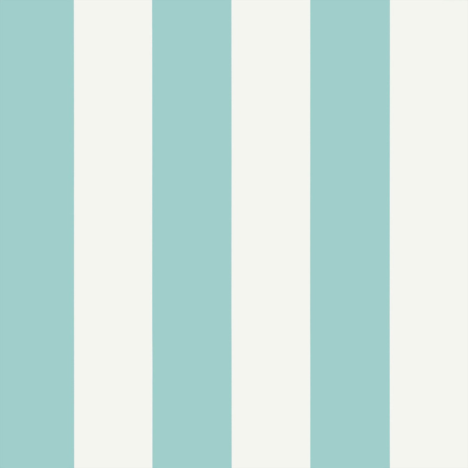 T13138 Summer Stripe Summer House Turquoise Wallpaper by Thibaut