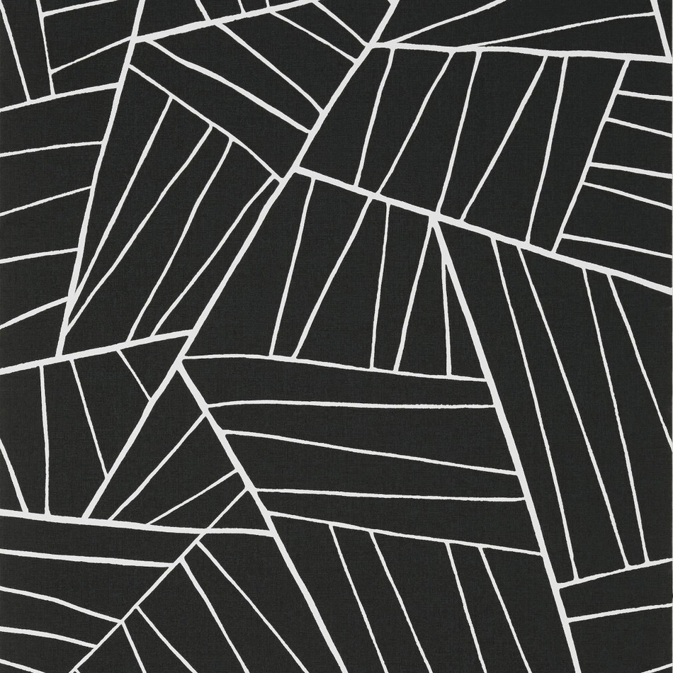 T10447 Jordan Modern Resource 2 Black Wallpaper by Thibaut