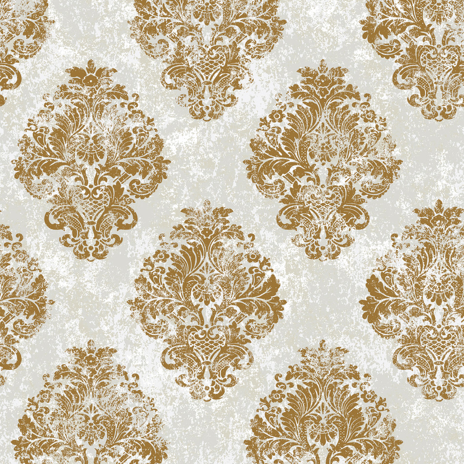 W78228 Lustre Metallic Gold Wallpaper by Galerie