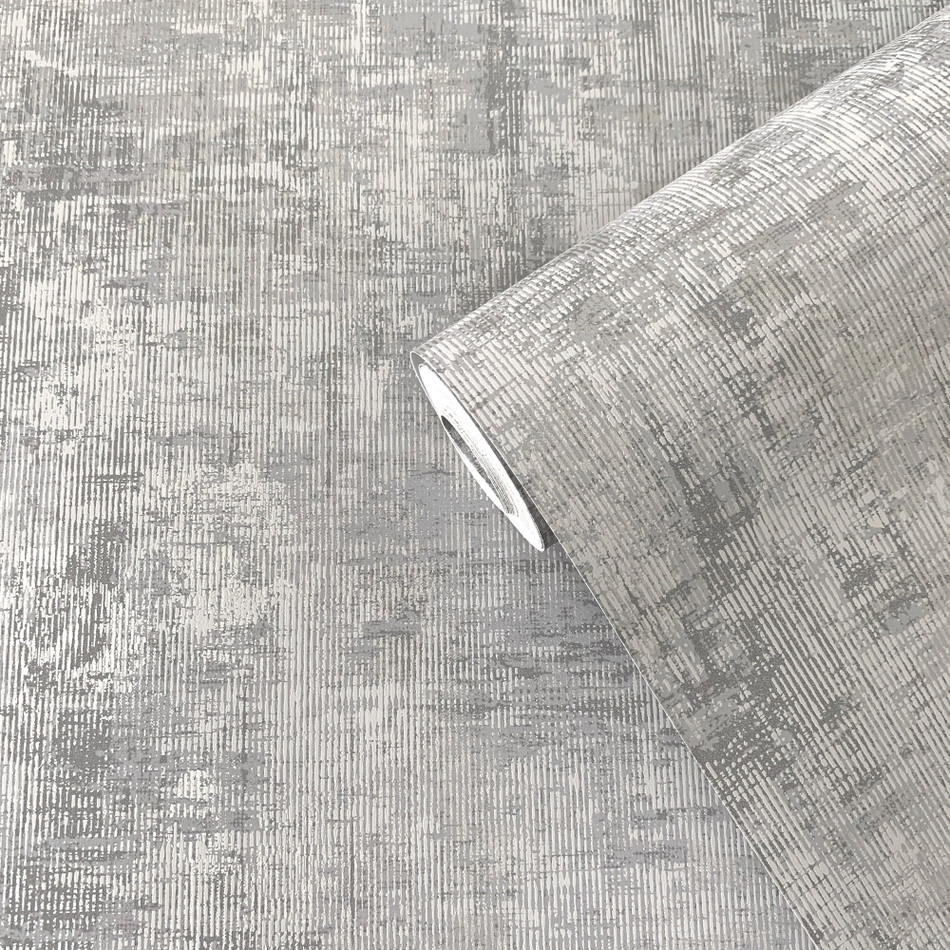 SP-LS5004 Lustre Sheen Silver Grey Wallpaper by Galerie