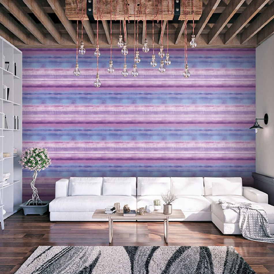 G78265 Skye Stripe Atmosphere Wallpaper by Galerie