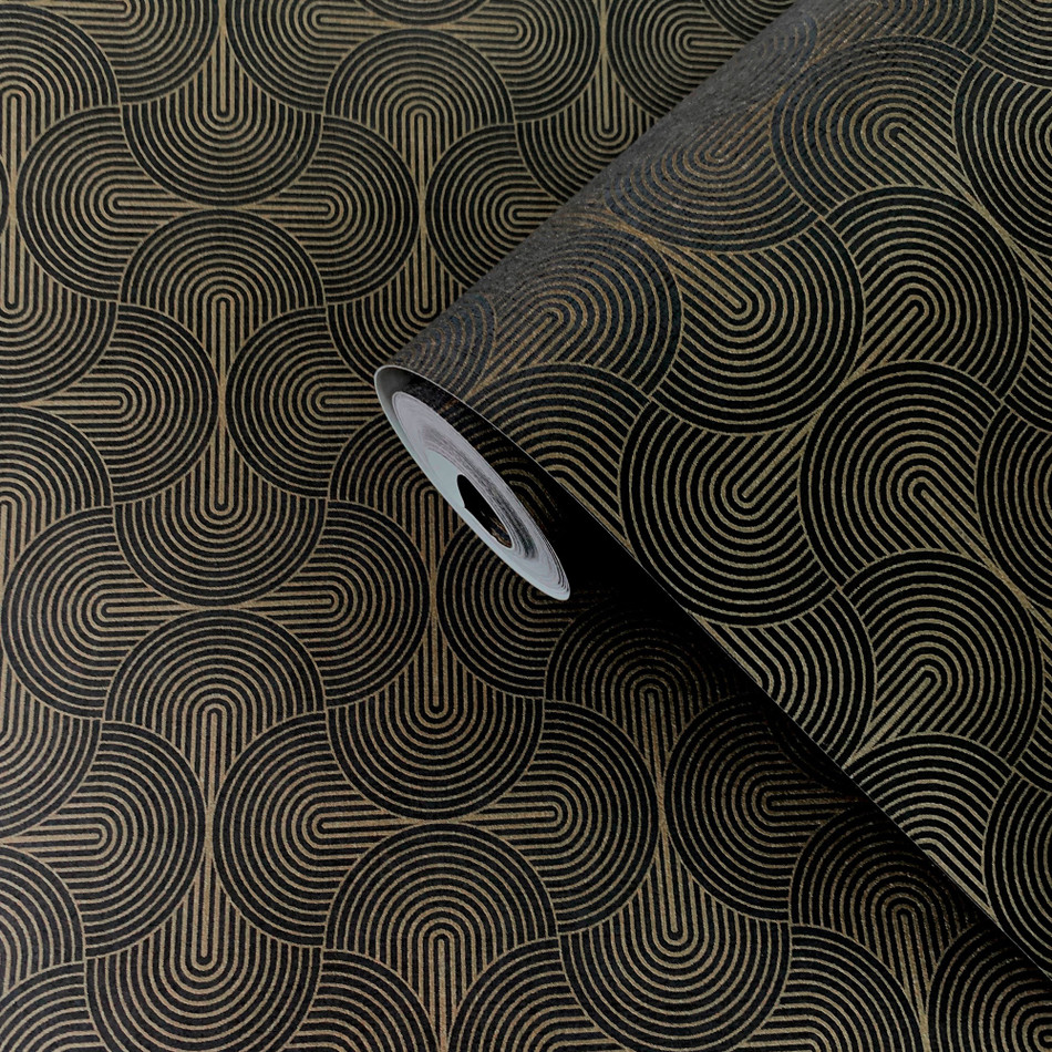 DT-FA3005 Zen Boutique Lustre Bronze Brown Wallpaper by Galerie