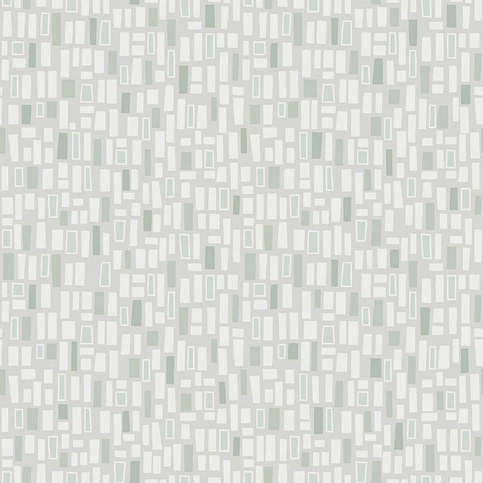 38762 Elvis Borosan Hem Grey / Green Wallpaper by Borastapeter