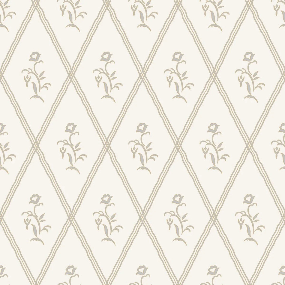 5505 Signe Swedish Grace Beige Wallpaper by Borastapeter