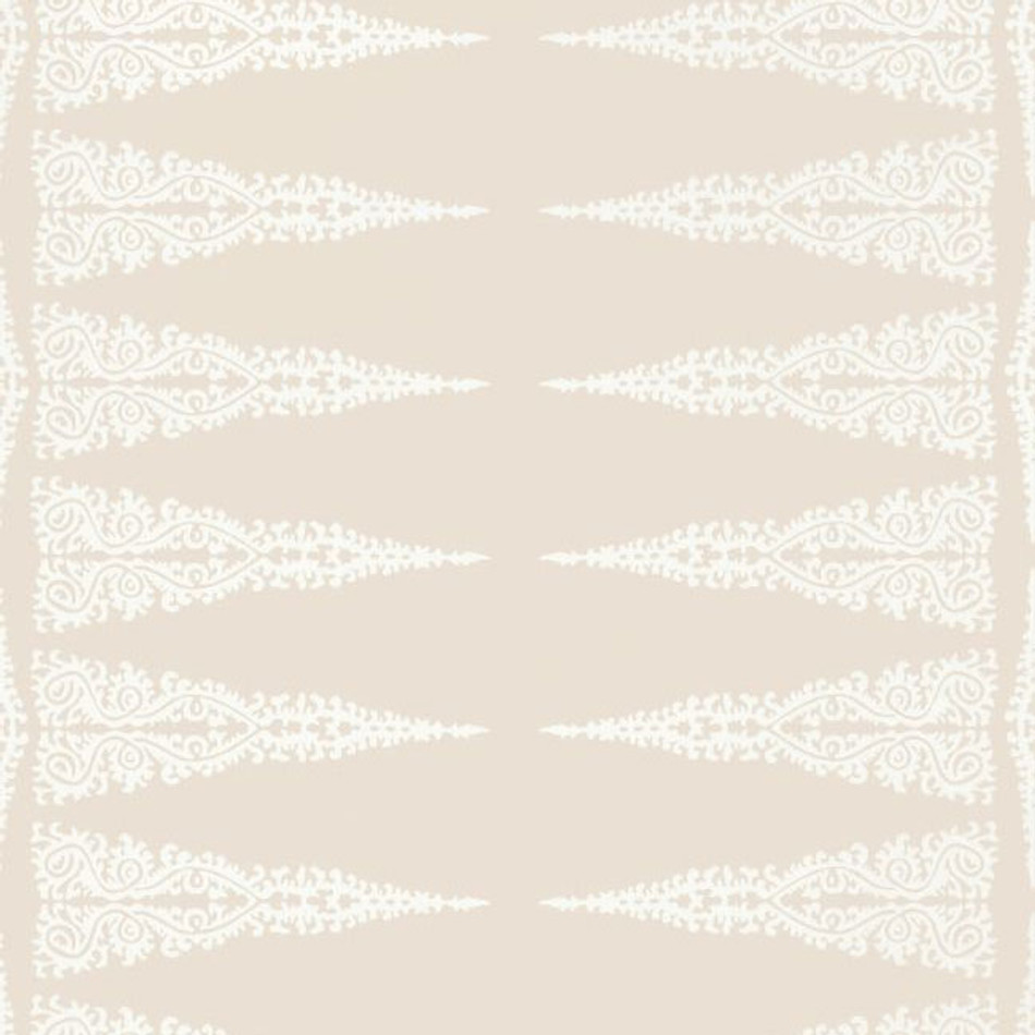 AT24541 Ellery Stripe Devon White on Beige Wallpaper by Anna French