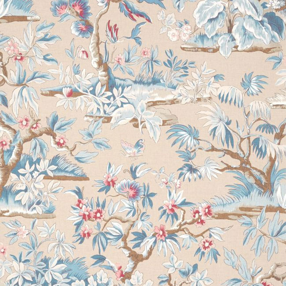 AT24564 Elwood Devon Document Linen Wallpaper by Anna French