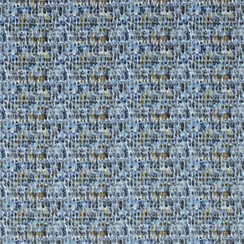 120609 Kelambu Anthozoa Indigo Pebble Fabric by Harlequin