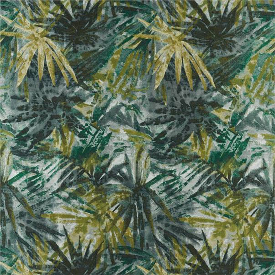 132872 Celadon Atelier Emerald Litchen Fabric by Harlequin