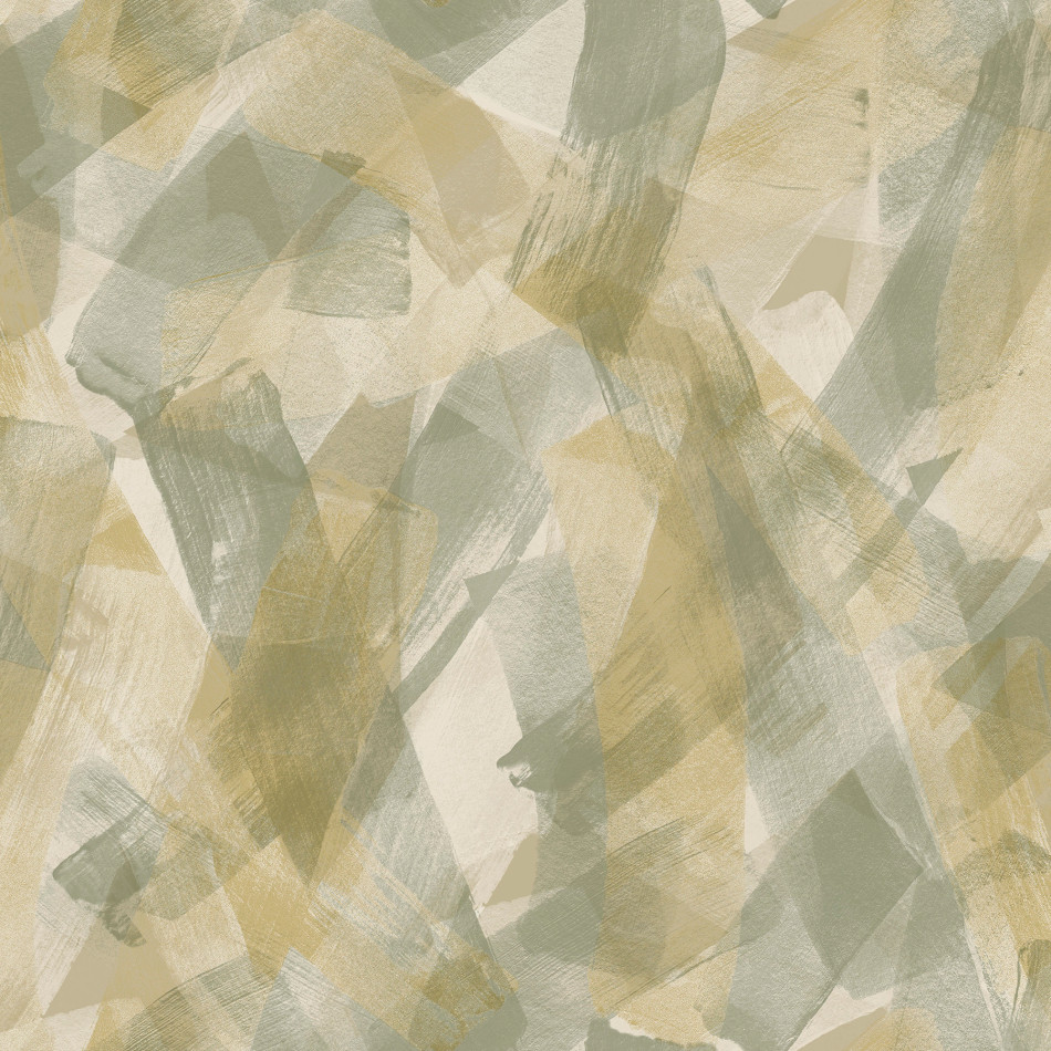 36322 Artistry Green/Beige Wallpaper by Holden Decor