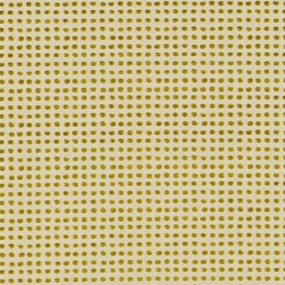 130684 Polka Mustard Neutral Fabric by Harlequin