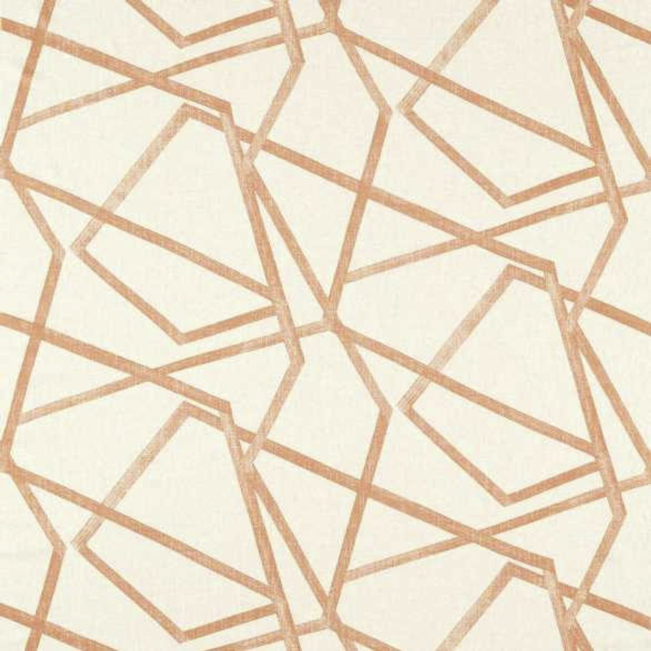 120971 Sumi Linen Copper Fabric by Harlequin