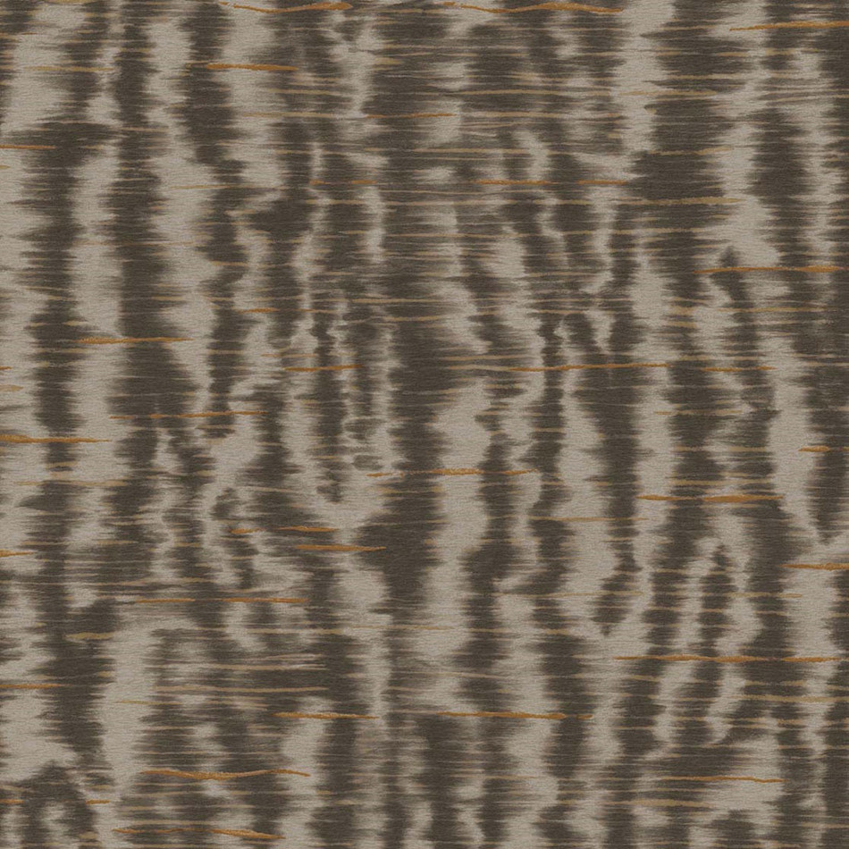 333443 Liquid Wave Emerald Brown and Taupe Wallpaper by Eijffinger