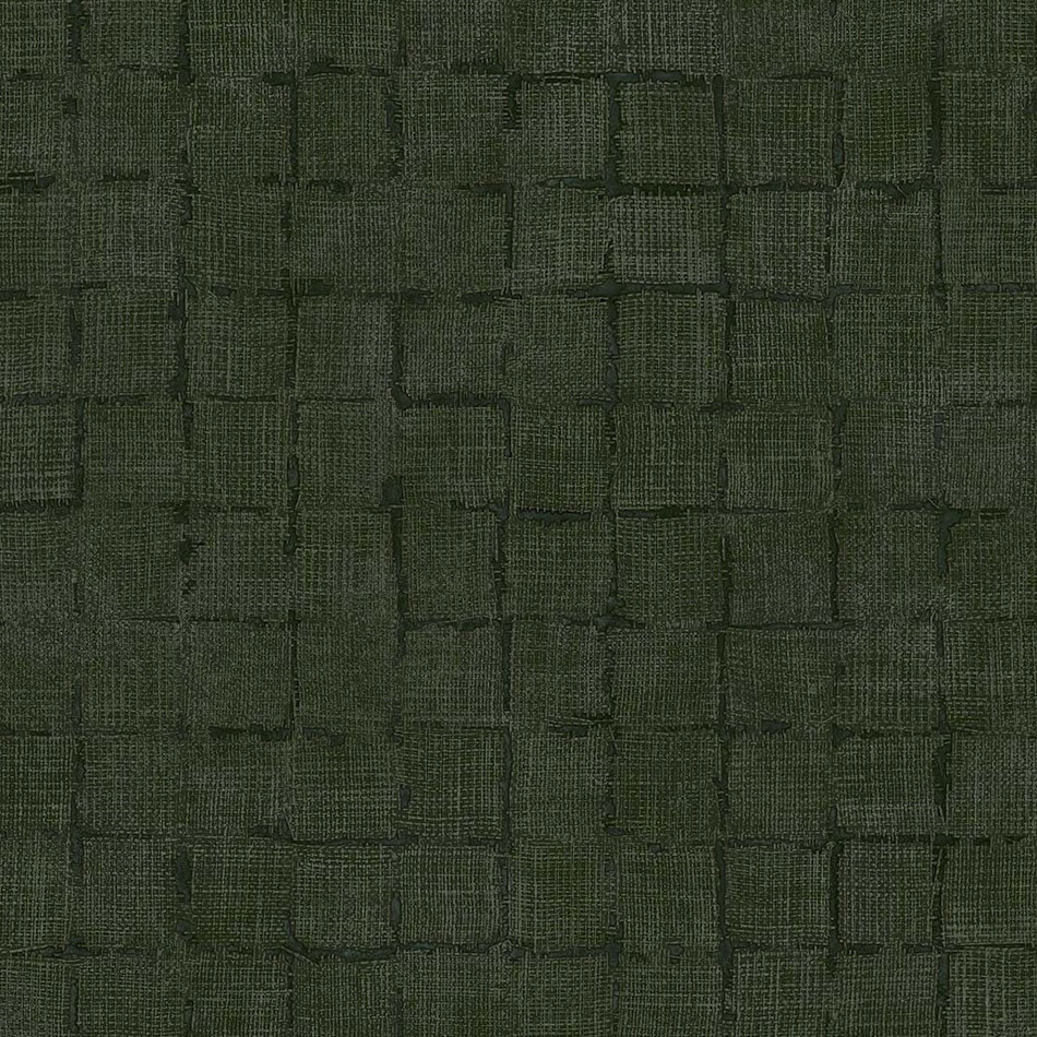 333455 Rustic Check Emerald Dark Green Wallpaper by Eijffinger