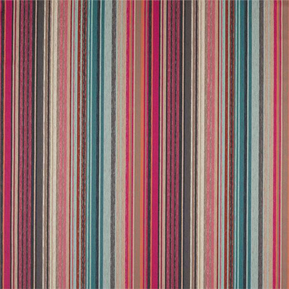 132826 Spectro Stripe Colour 2 Cerise Marine Coral Harlequin Fabric