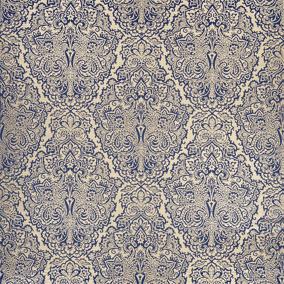 130965 Aurelia Leonida Velvets Sapphire Fabric by Harlequin