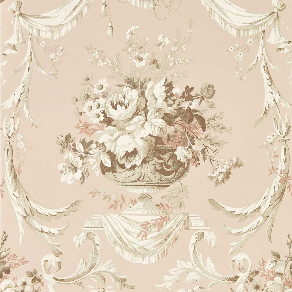 217317 Andromeda's Cup Giles Deacon Putty Wallpaper by Sanderson